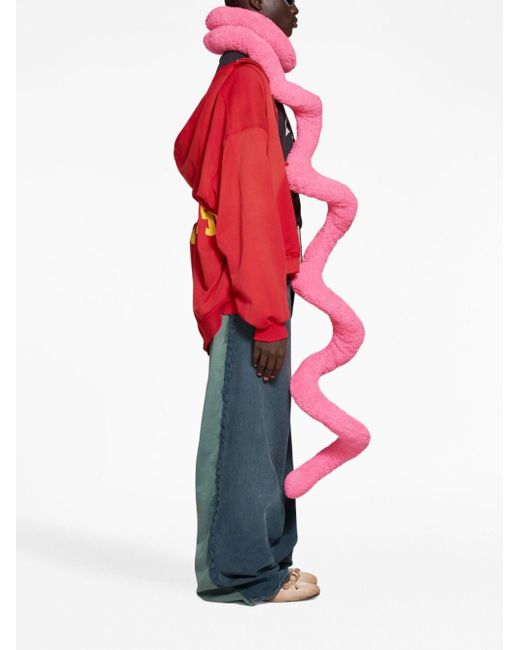 Balenciaga Sjaal Met Spiraalvormige Print in het Pink