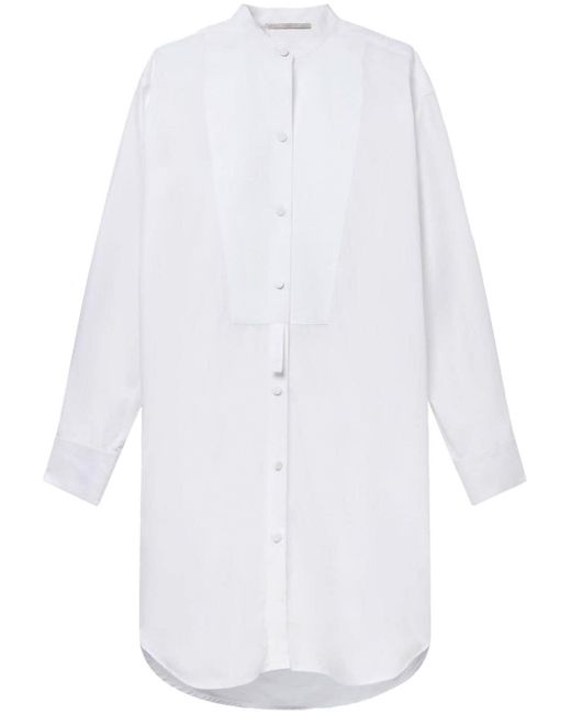 Robe-chemise Plastron Stella McCartney en coloris White