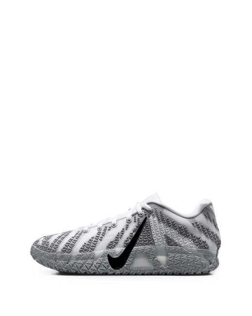 Nike Gray Ja 3 Swoosh-Logo Sneakers for men