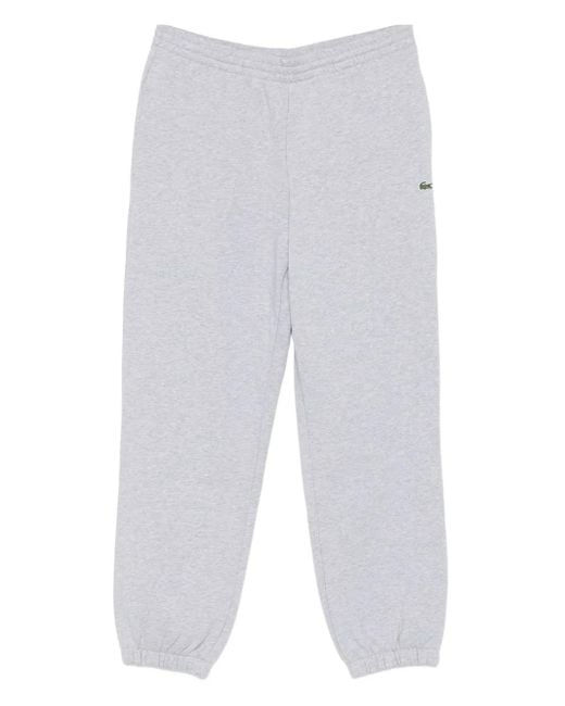 Lacoste White Cotton-Blend Pants for men
