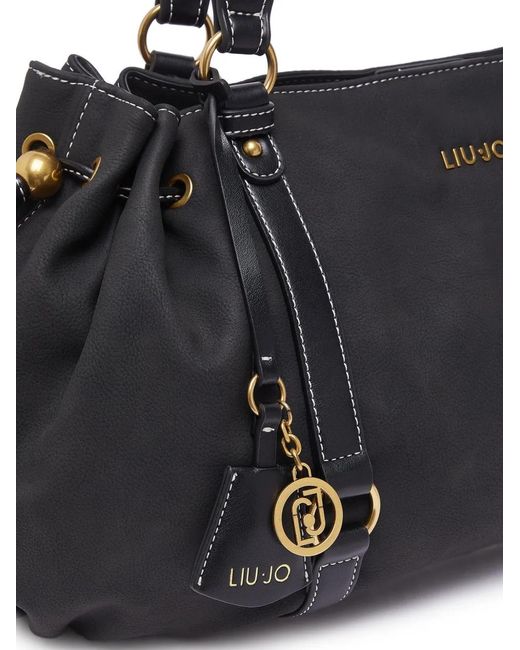 Liu Jo Black Large Shoulder Bag