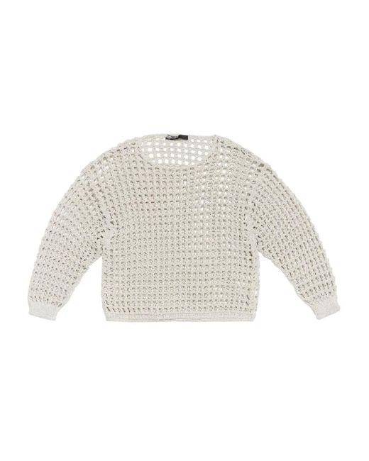 Bimba Y Lola クロシェニット セーター White