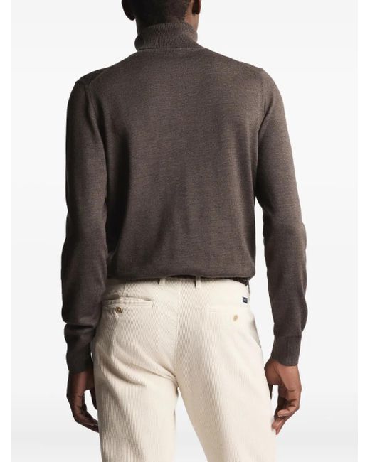 Pull À Col Roulé Fay pour homme en coloris Gray