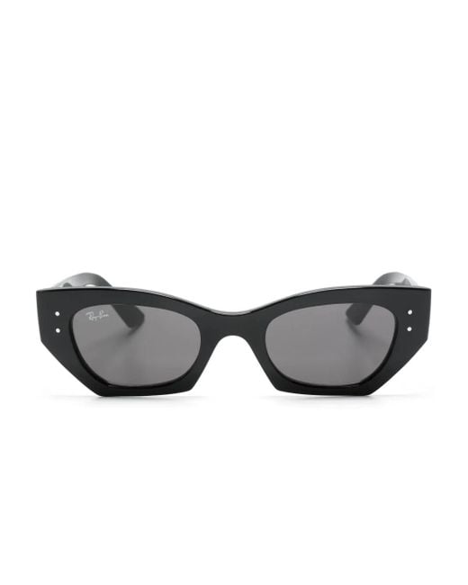 Ray-Ban Gray Zena Cat-Eye Sunglasses