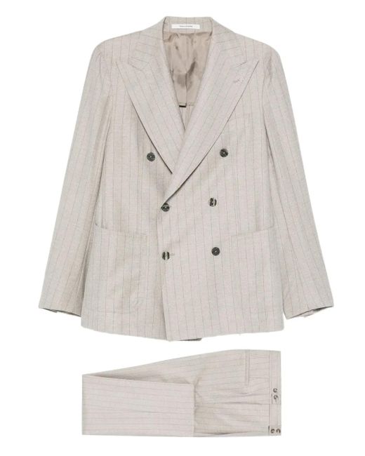 Traje Con Doble Botonadura Tagliatore de hombre de color Gray