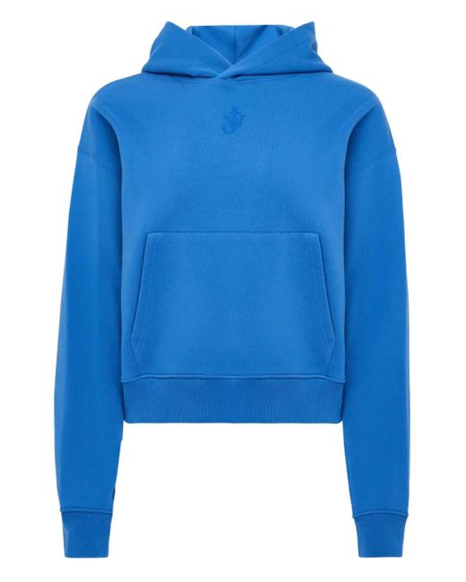 Felpa Con Cappuccio E Logo di J.W. Anderson in Blue