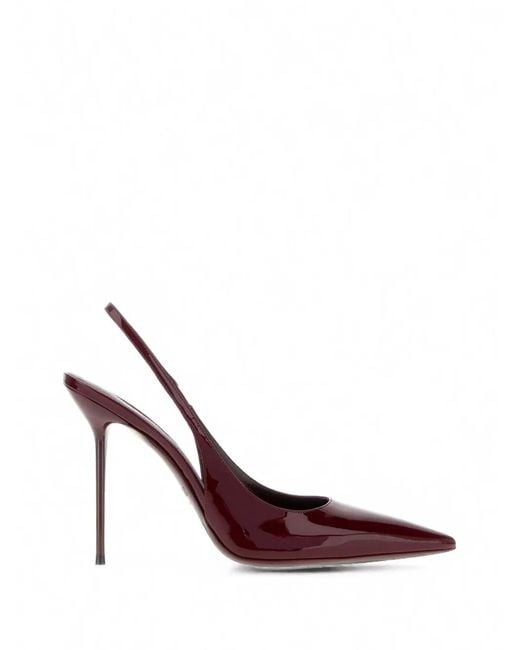 Paris Texas Purple Lidia Slingback Pumps