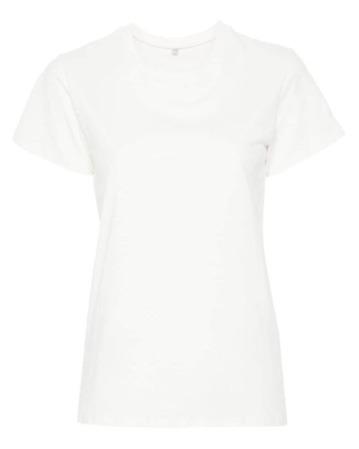 Baserange T-shirt Met Ronde Hals in het White