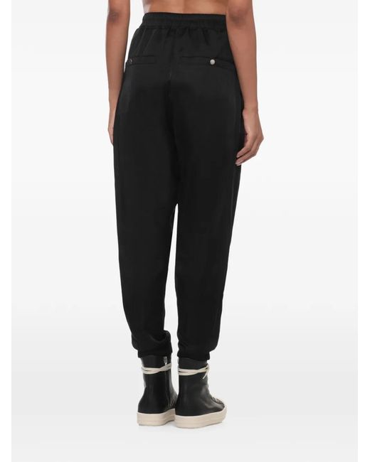Rick Owens Black Tecuatl Track Pants
