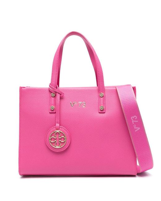 V73 Pink Elara Tote Bag