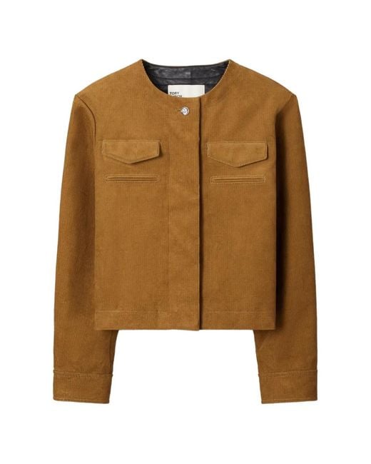 Tory Burch Brown Corduroy Jacket