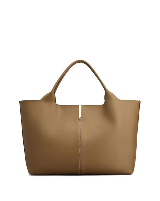 Tod's レザーハンドバッグ Brown