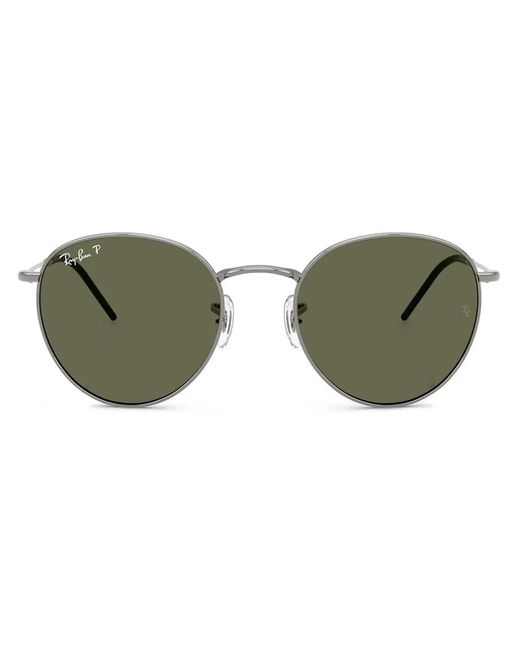 Ray-Ban Green Round Reverse Sunglasses