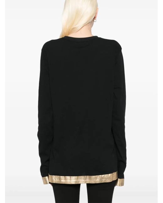 Cynthia Rowley ロングtシャツ Black