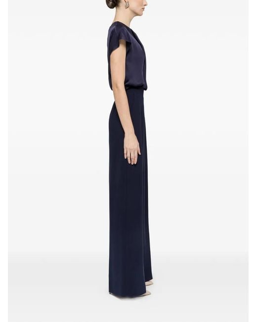 Nissa Blue Pleat Blouse
