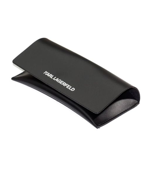 Karl Lagerfeld Blue Square-Frame Sunglasses