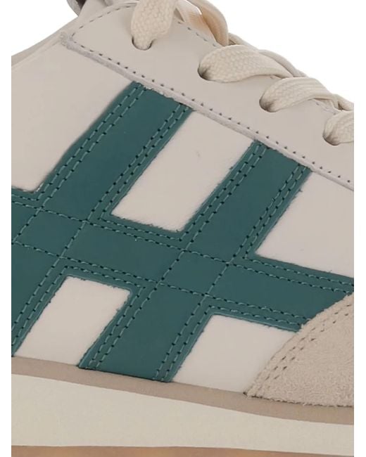Hogan Natural Leather Lace-Up Trainers for men