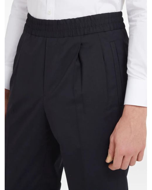 Zegna Blue Wool Trousers for men