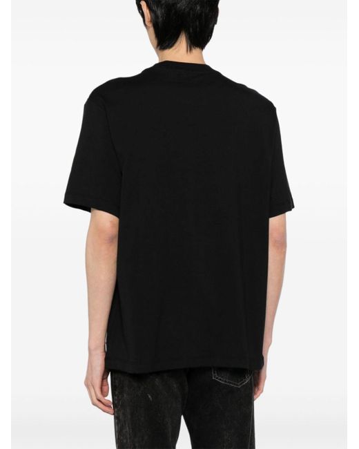Amiri Stitch T-Shirt mit Logo-Print in Black für Herren