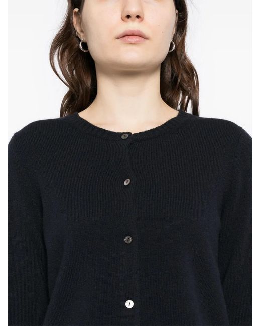 N.Peal Cashmere Blue Chunky Knit Cardigan