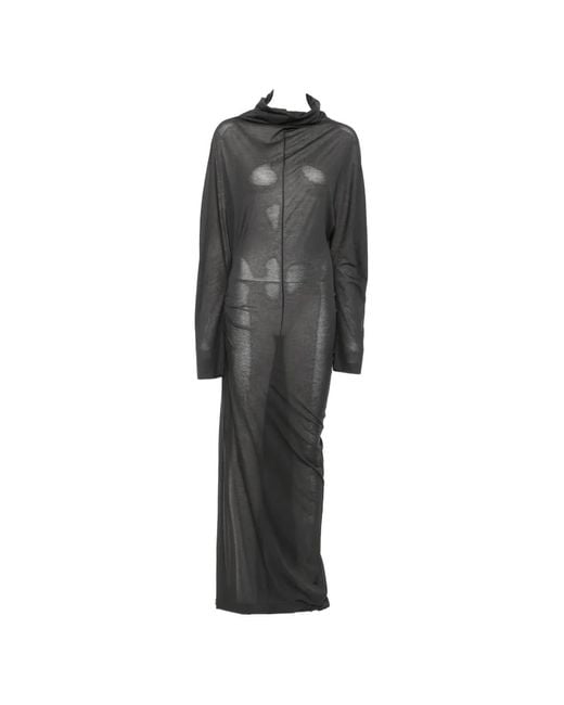 Soeur Gray Lola Ruched Maxi Dress