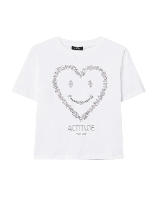 Twinset グラフィック Tシャツ White