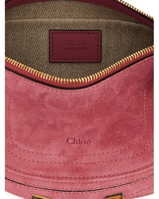 Chloé Pink Marcie Shoulder Bag