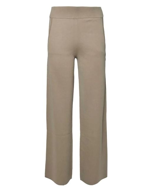 Max Mara Broek Van Scheerwol in het Natural