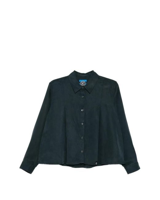 SPORT b. by agnès b. Blue Long-Sleeves Shirt