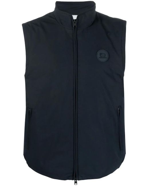 Woolrich Blue Padded Pacific Vest for men