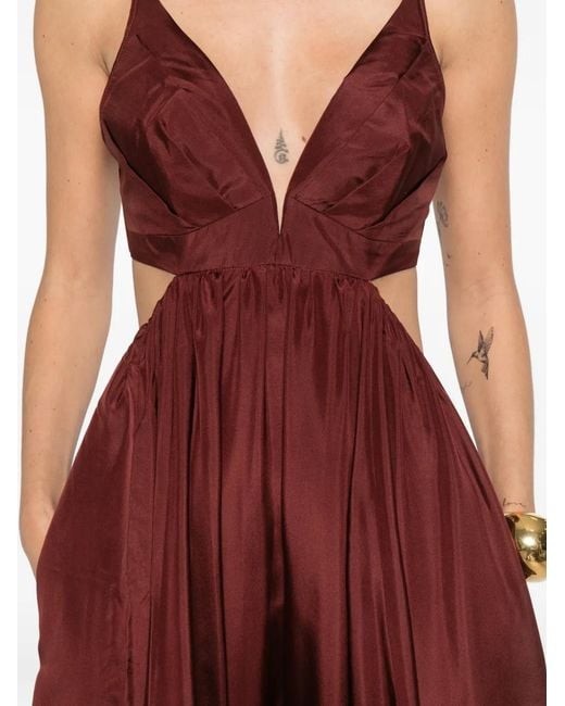 Zimmermann Red Cutout Dress