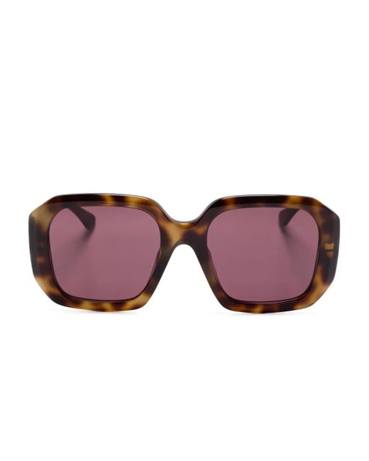Chloé Purple Oversize-Frame Sunglasses
