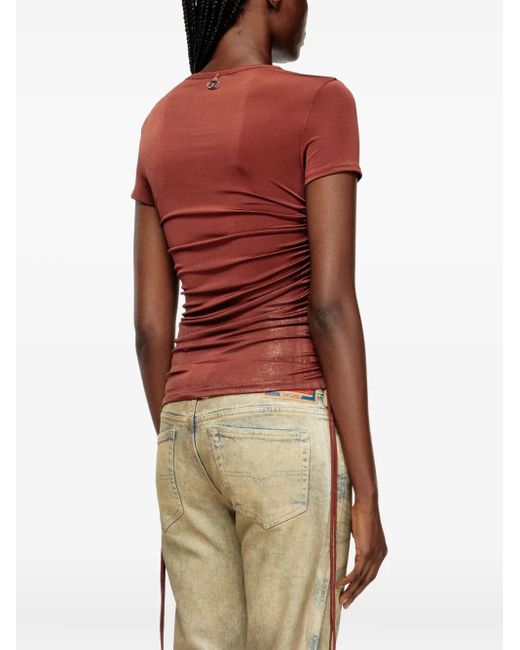 DIESEL T-rey ドローストリング Tシャツ Red