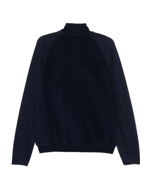 Paul Smith Blue Logo-Embroidered Jacket for men