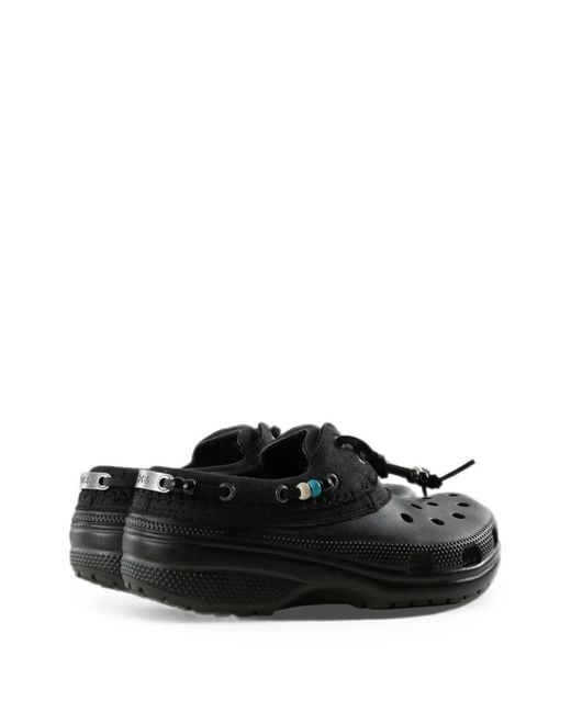 CROCSTM Black Classic Luxe Beaded Clogs