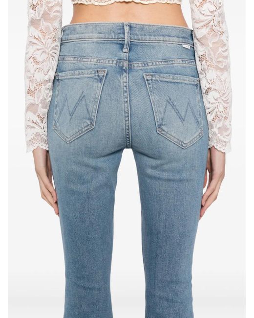 Mother Blue The Weekender Fray Jeans