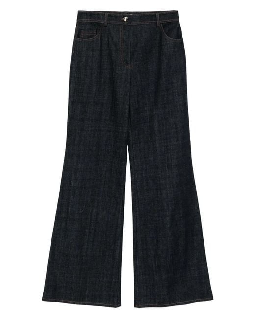Elie Saab Blue Flared Jeans
