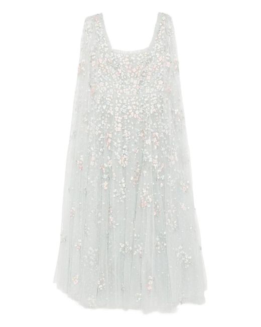 Needle & Thread White Versailles Ditsy Gown