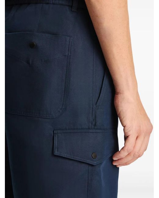 Fusalp Blue Cargo-Pocket Bermuda Shorts for men