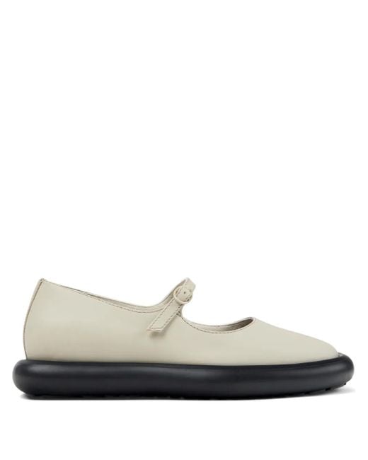 Camper White Onda Ballet Flats