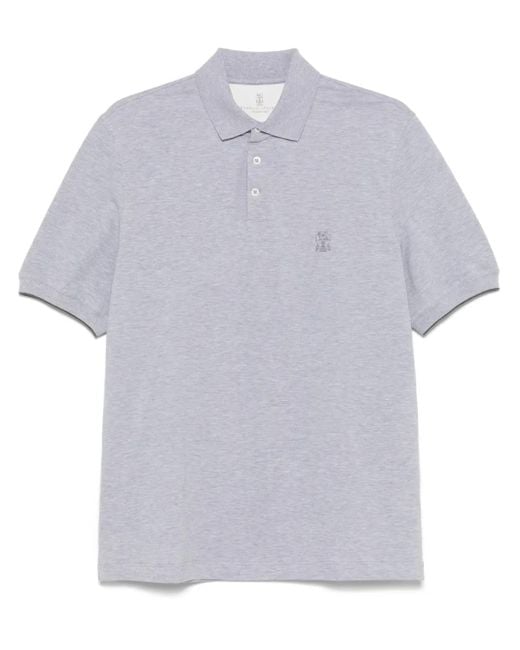 Brunello Cucinelli White 100% Cotton T-Shirt Elegance for men