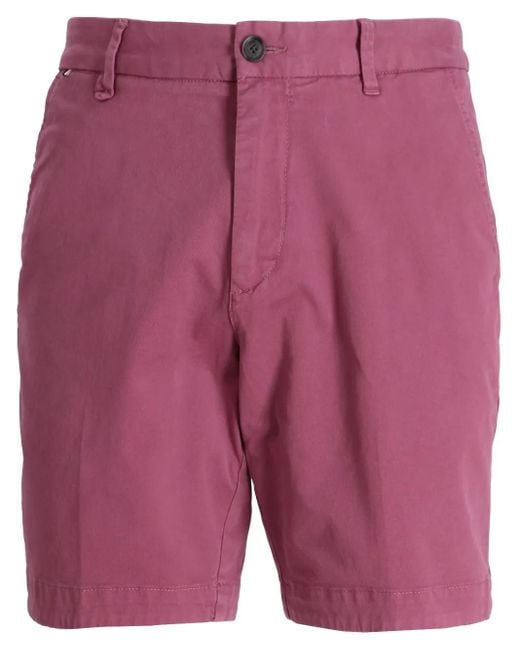 Short Slim En Serge Boss pour homme en coloris Red
