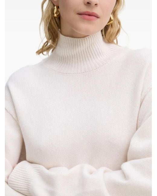A.L.C. White Pullover mit Teddy