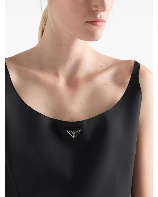 Prada Black Re-Nylon Tank Top