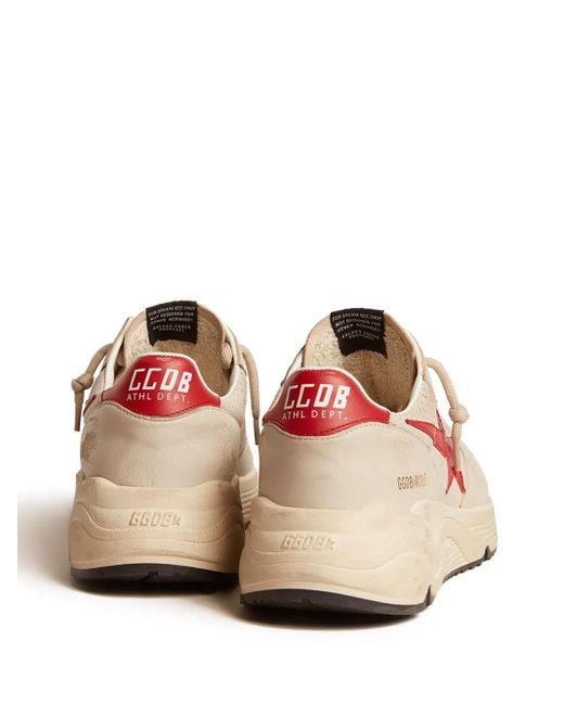 Golden Goose Deluxe Brand Pink Running Sole Low-Top Sneakers for men