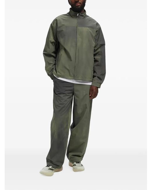 Arte' Green Gradient-Effect Panelled Jacket for men