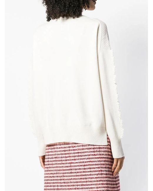Barrie White Troisieme Dimension Cashmere V-Neck Pullover