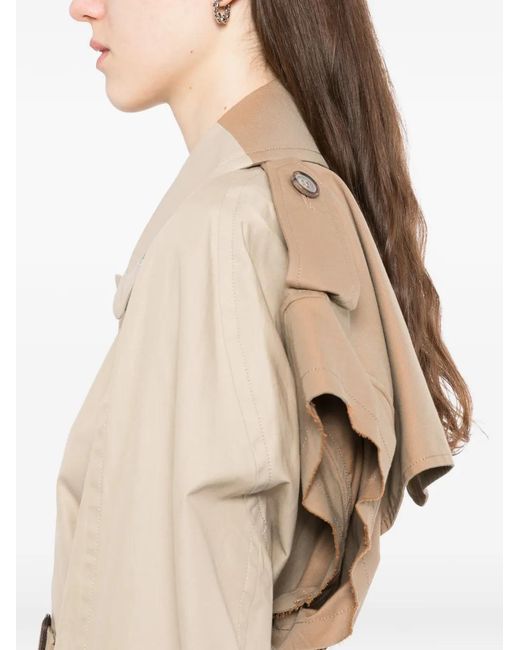 Maison Mihara Yasuhiro Natural Belted Trench Coat