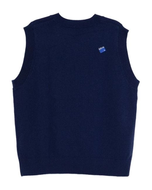 Adererror Blue Knitted Vest