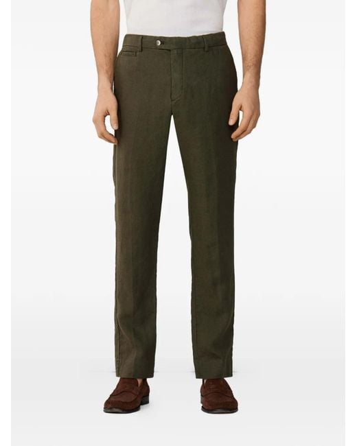 Hackett Green Kensington Slim-Fit Chino Trousers for men